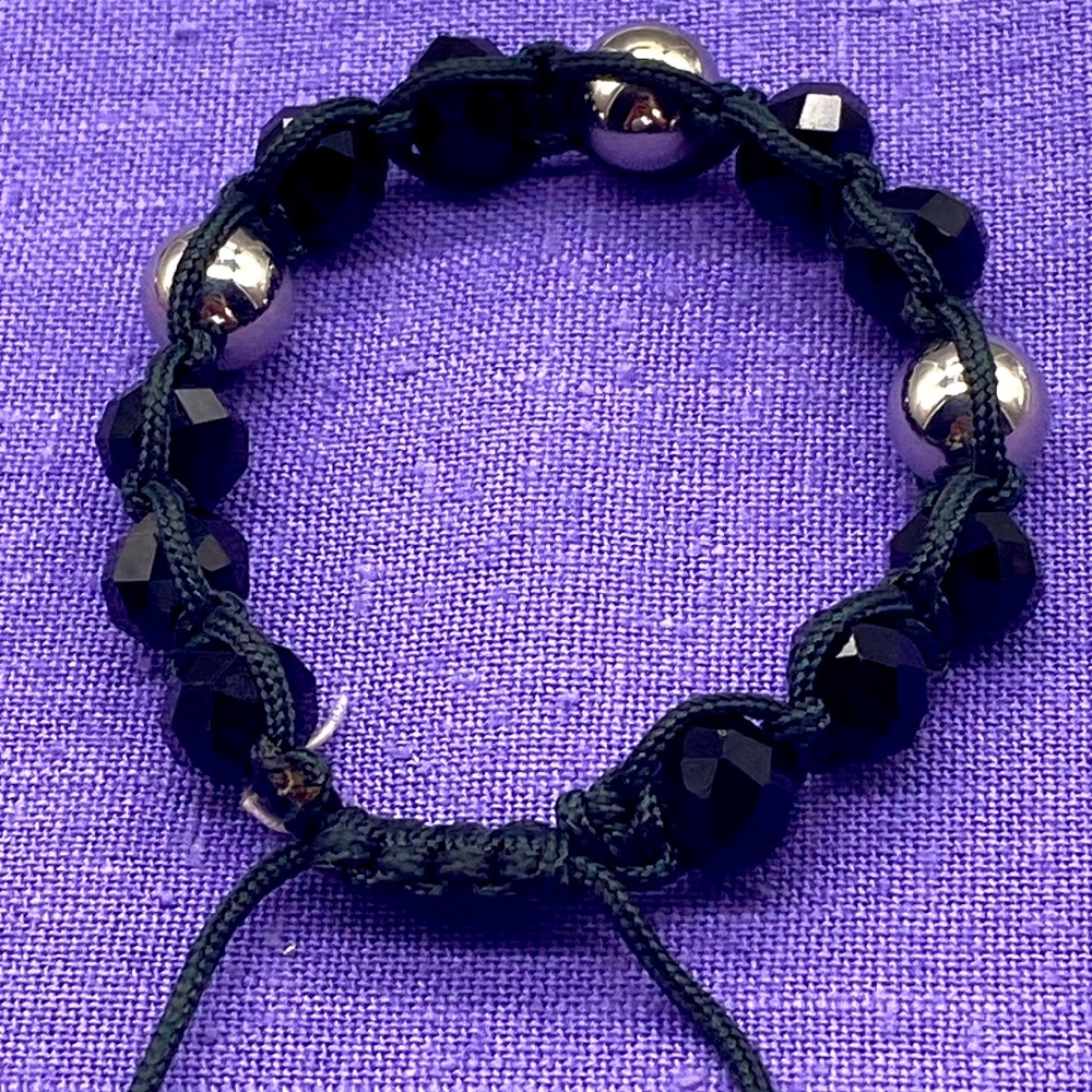 Vintage Adjustable Pull String Bracelets In Flora… - image 8